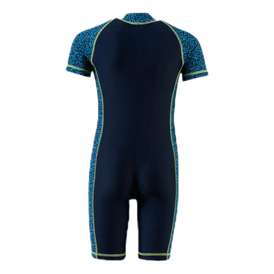 Mayon Printed UVA Swimsuit Blue