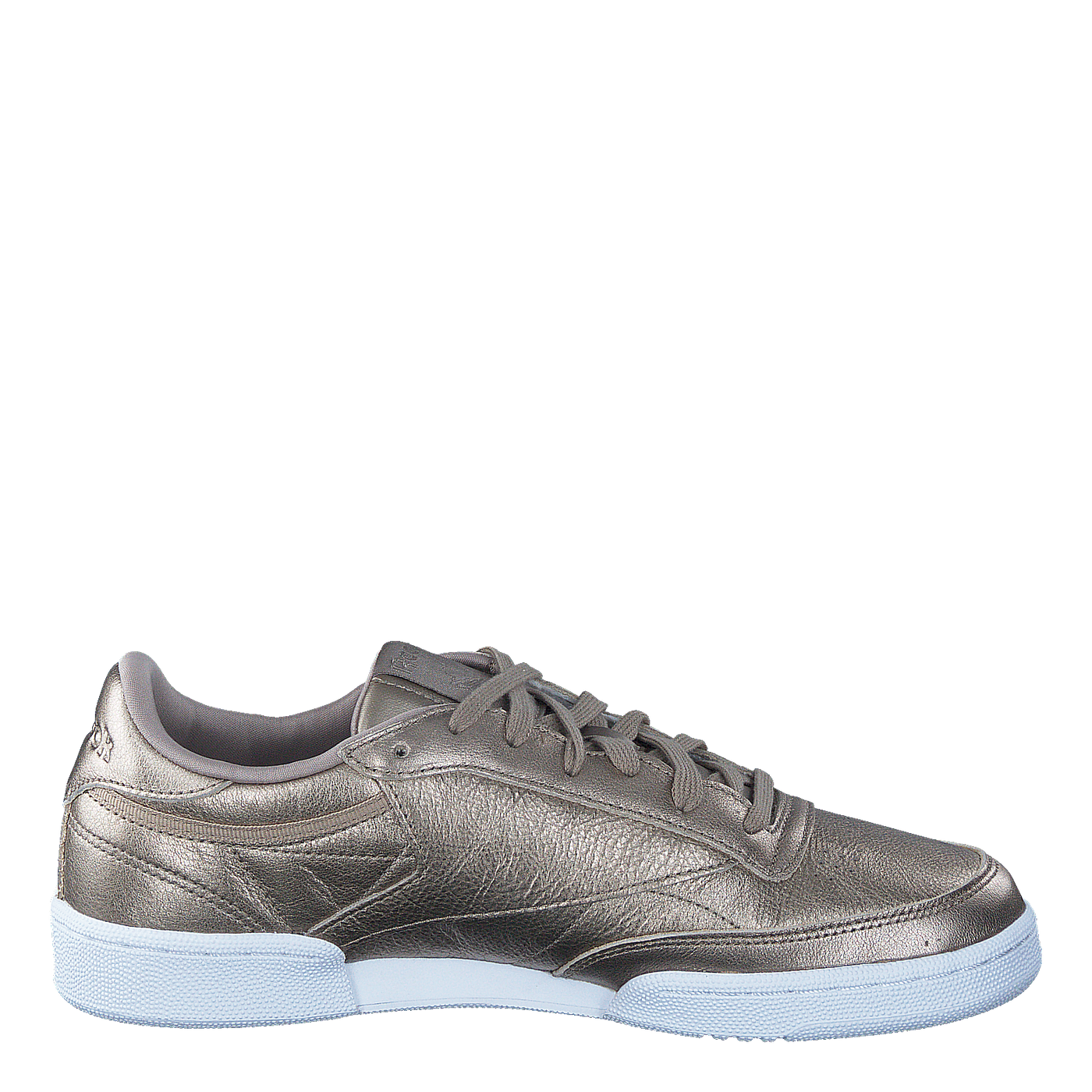 Club C 85 Leather Pearl Met-Grey Gold/White