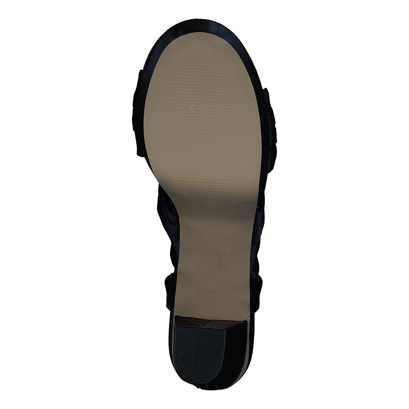 Satin Strap Sandal Navy Blue
