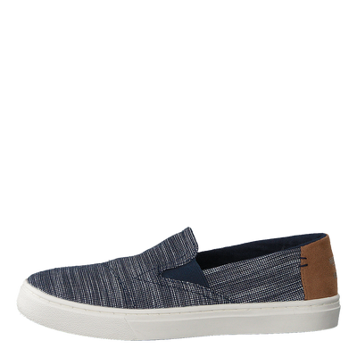 Luca Youth Navy Striped Chambray