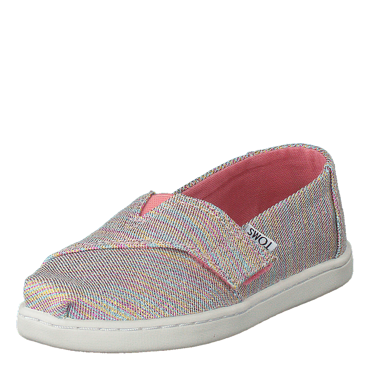 Alpargata Tiny Pink Multi Twill Glimmer