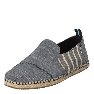 Black Rugged Chambray Grey