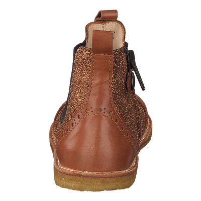 Starter Chelsea Boot With Elas Cognac/rust Gl./brown