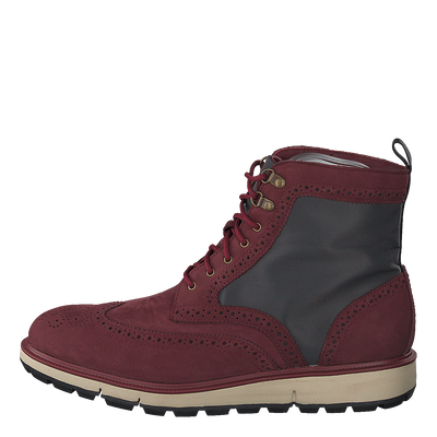 Motion Wing Tip Boot Cabernet/gray/black