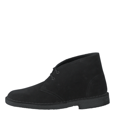 Desert Boot. Black Suede
