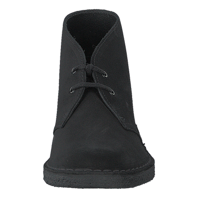 Desert Boot. Black Suede