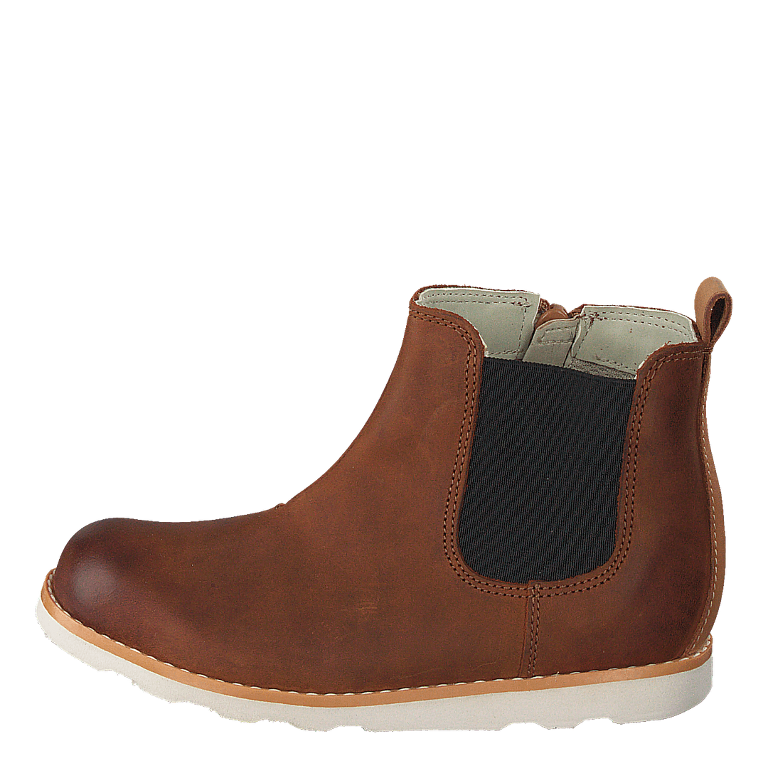 Clarks Crown Halo T Tan Leather Brandosa