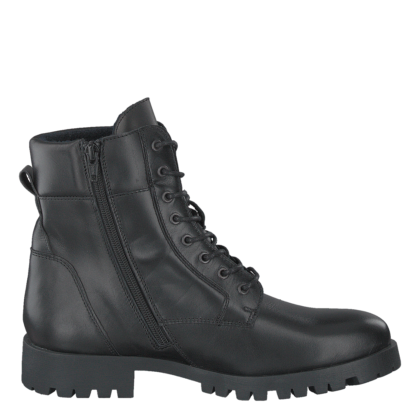 Biacollins Winter Leather Boot Black