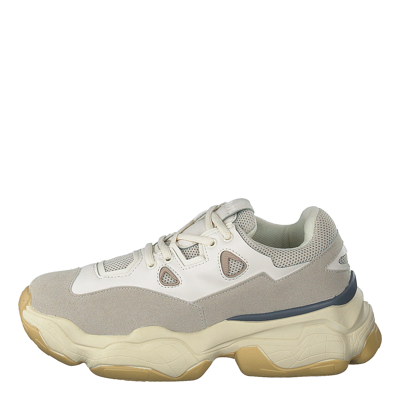 Chunky Graphic Sole Trainers Nude