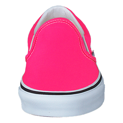 Ua Classic Slip-on (neon) Knockout Pink/true Whit