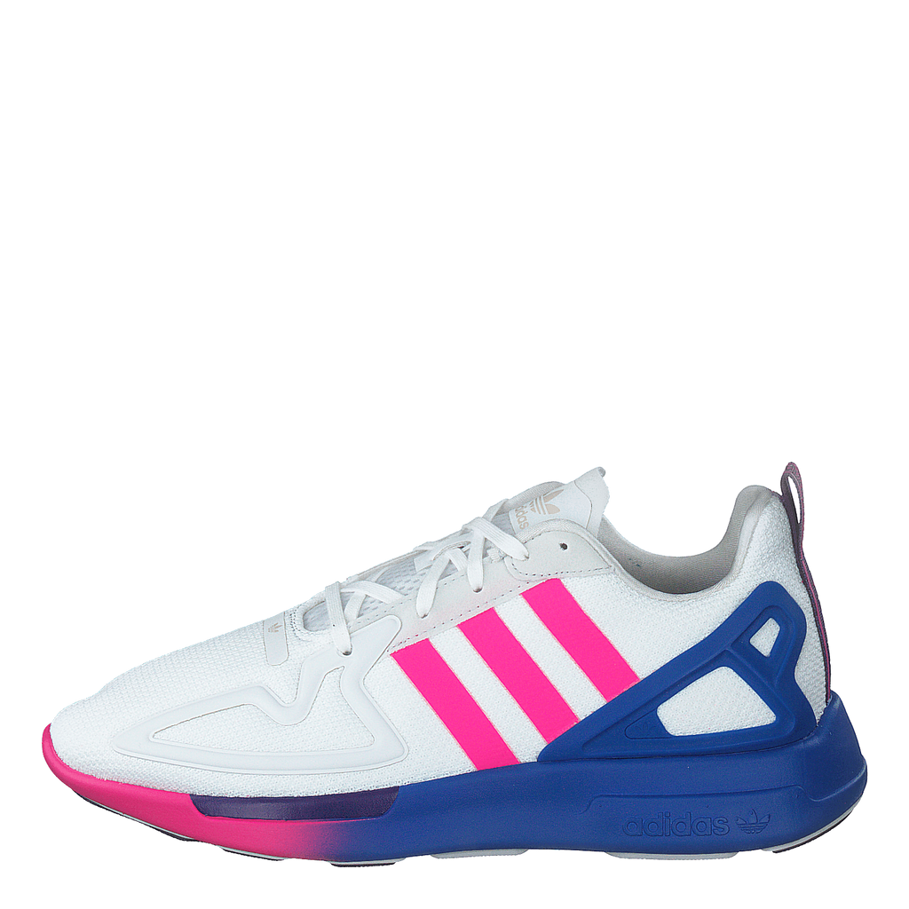 adidas Originals Zx 2k Flux W Crystal White shock Pink blue Brandosa