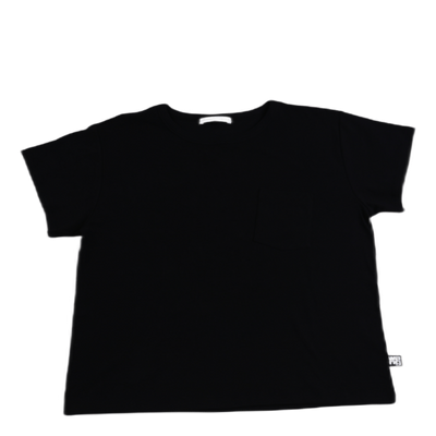 Tilted Pocket T-shirt Black