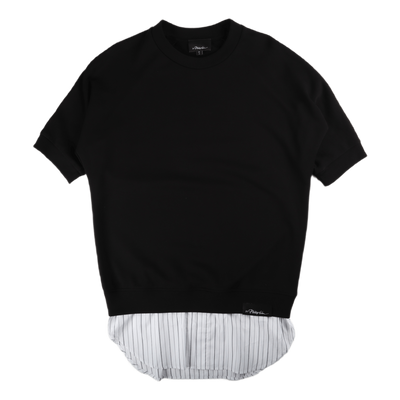 Poplin Tail Sweatshirt Black