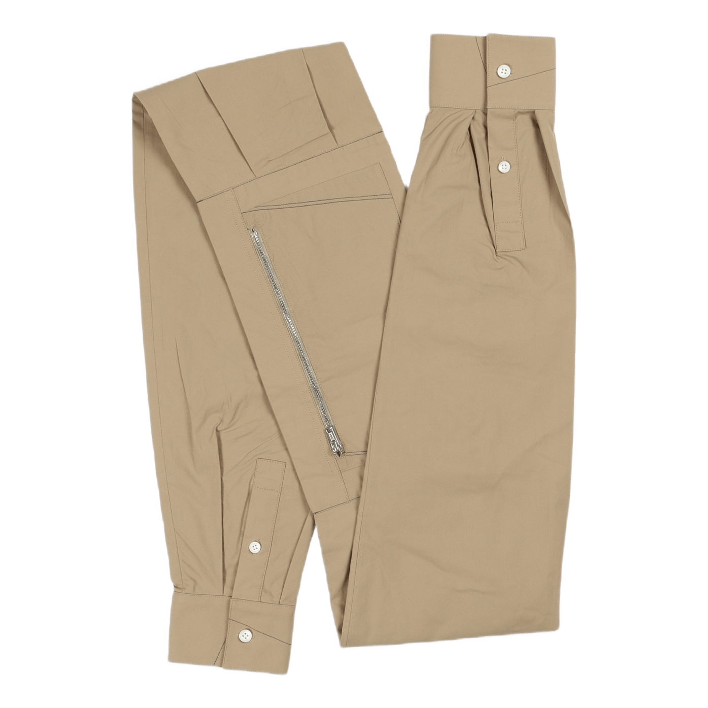 Technical Poplin Sleeve Bum Ba Khaki