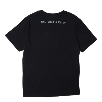 Patchwork Graphic T-shirt Black