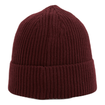 Ribbed Beanie Red