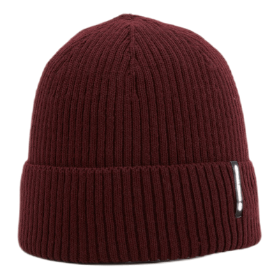 Ribbed Beanie Red
