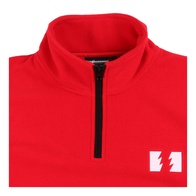 Sonder Half Zip-up Sweatshirt Red