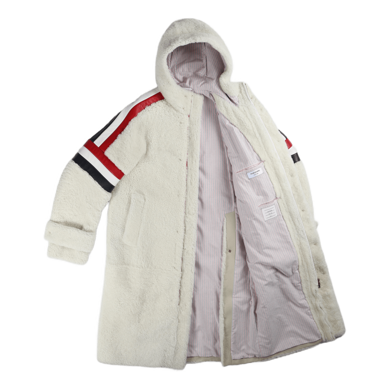 Articulated Hooded Parka White