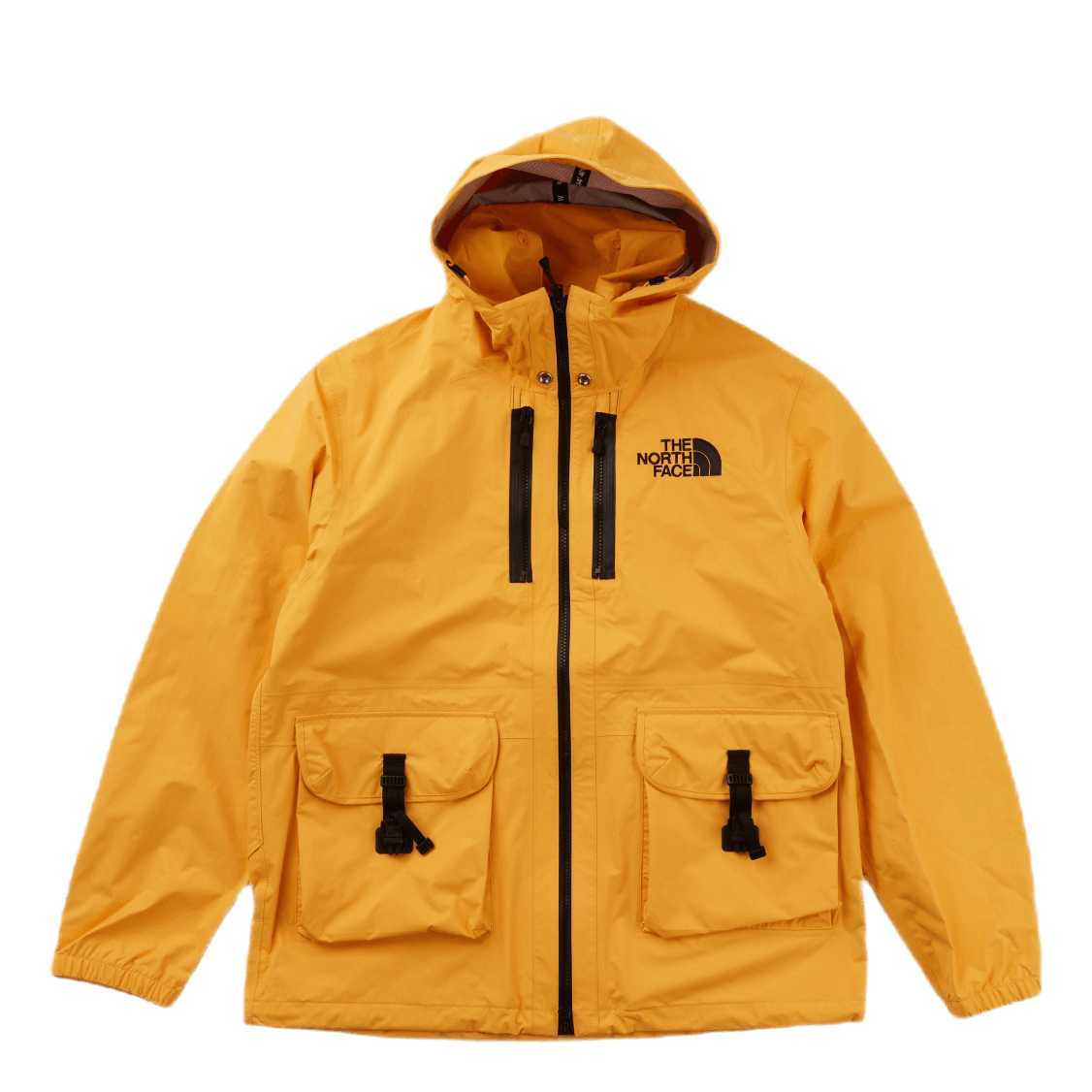 Double Cargo Hooded Jacket Yellow