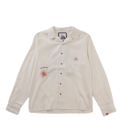 Inhale Ls Button Up Shirt Natural