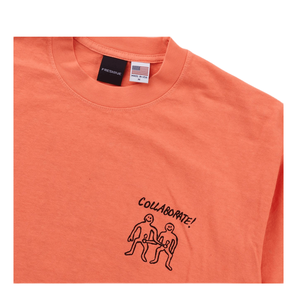 Collaborate S/s Tee Coral