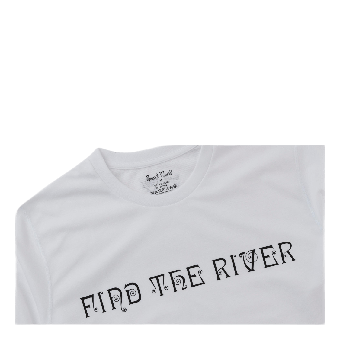 Crew Neck Tee - Find The River White