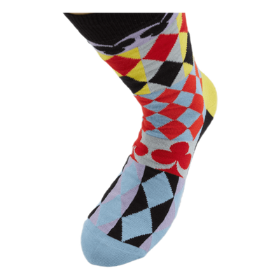 Abstract Cards Sock Multi