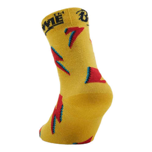 Flashy Bowie Kids Sock Yellow