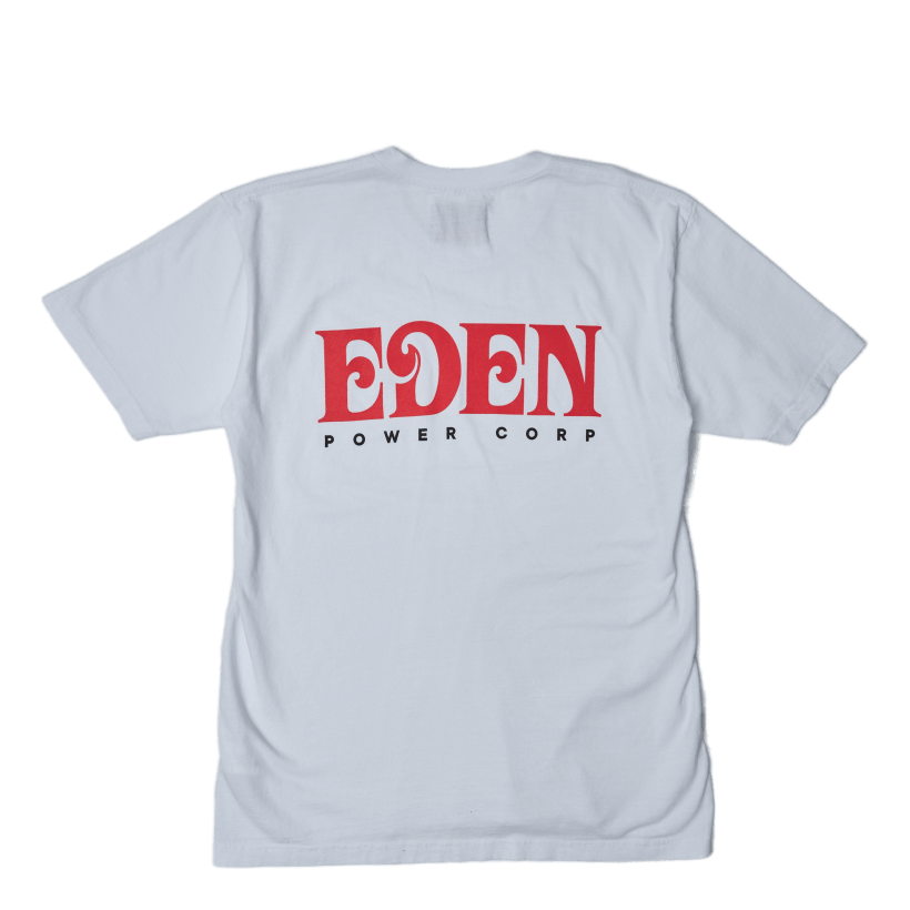 Eden Recycled Short Sleeve White / Red