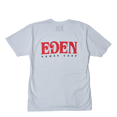 Eden Recycled Short Sleeve White / Red