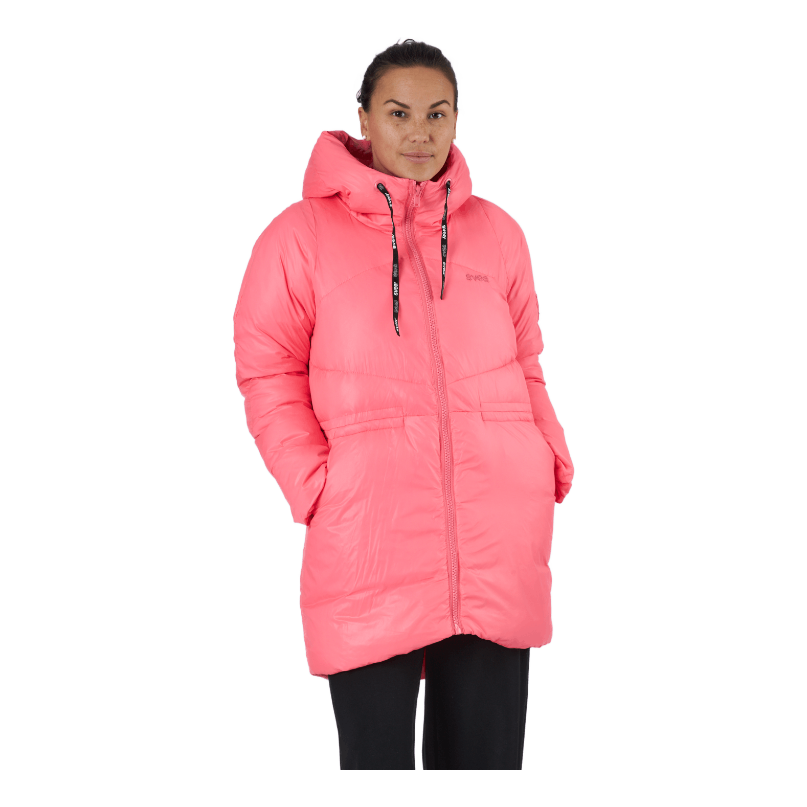 Svea W. Mid Length Shiny Jacket Happy Pink – Brandosa.com