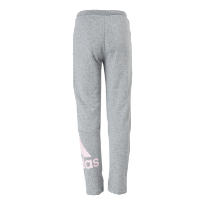 Adidas Girls Essentials Big Logo Pant Medium Grey Heather / Clear Pink