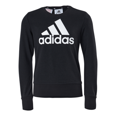 Adidas Girls Essentials Big Logo Sweatshirt Black / White