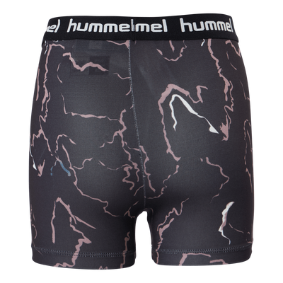 Hmlmimmi Tight Shorts Caviar/twilight Mauve