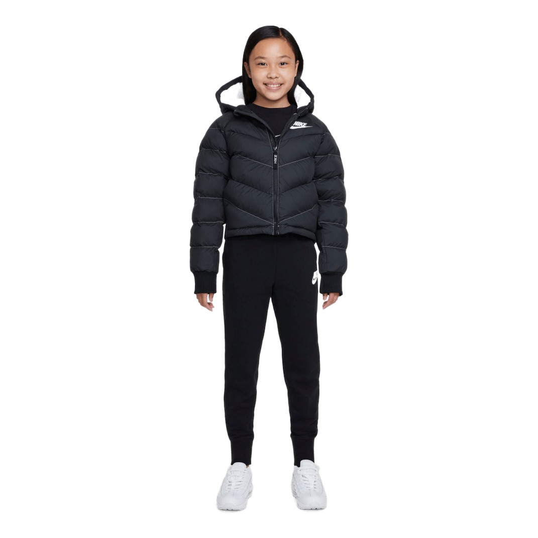 Girls black nike jacket online