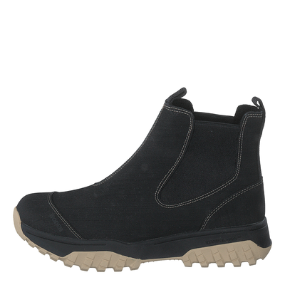 Magda Rubber Track Boot Black Contrast