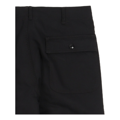 Reversible Pant Black Cotton/wool Sateen