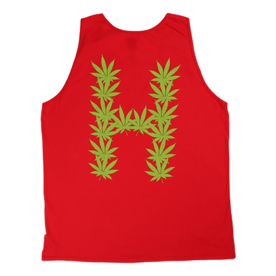 Leaves Tank Red