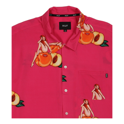 Huf - Peachy Shirt Pink Pink