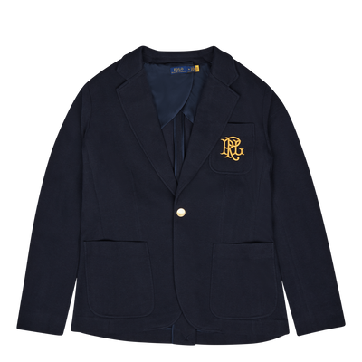 Women's Blazer With Embroidere Blue