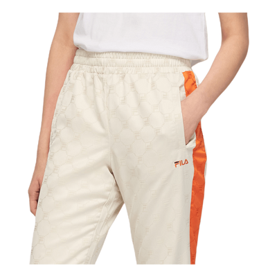 Halle Satin Track Pants Orange