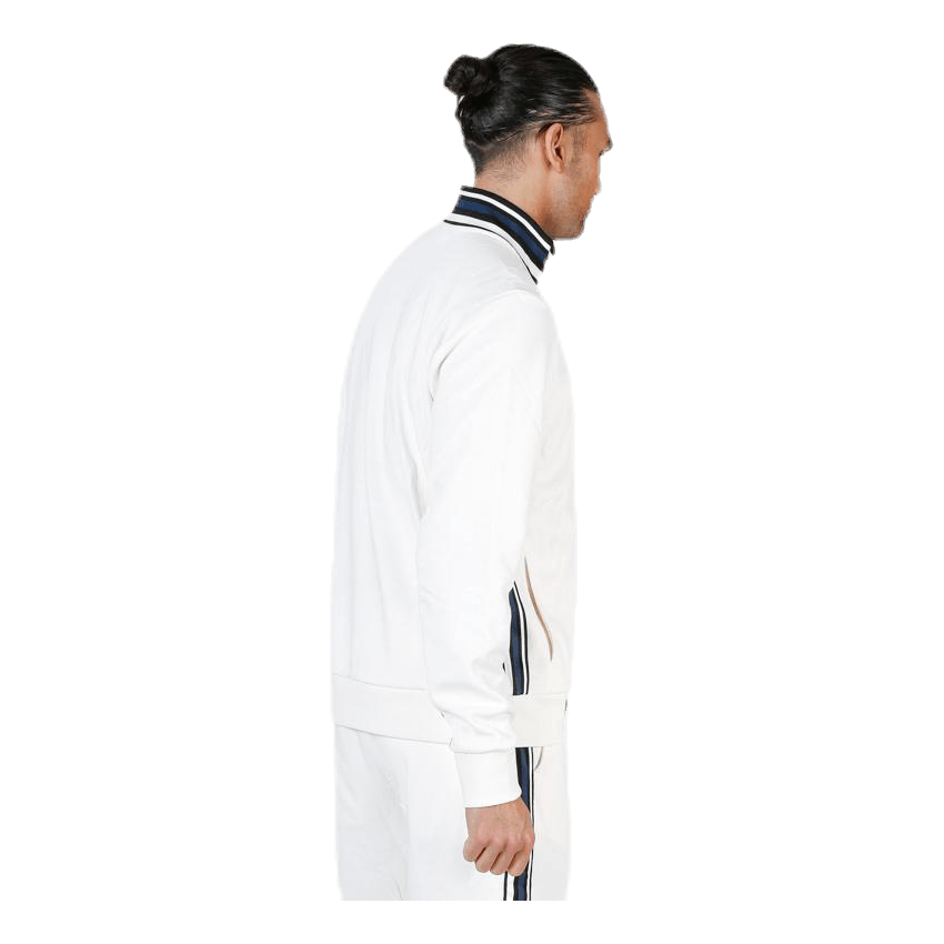 Signature Half Zip Track Jacket White