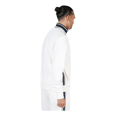 Signature Half Zip Track Jacket White