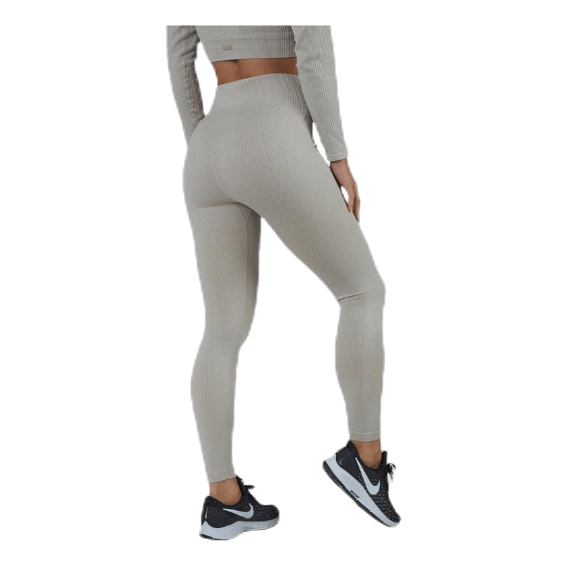 Tan Ribbed Tights NOUN Bonnie Ribbed Tights Beige – Brandosa.com