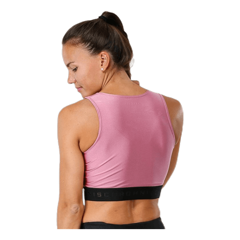 Shiny Sports Top Pink