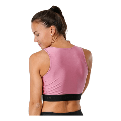 Shiny Sports Top Pink