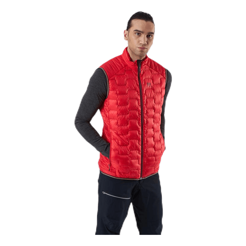 Motion Down Vest Red
