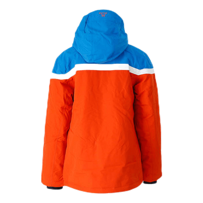 Flynn Ski Jacket Orange/Blue