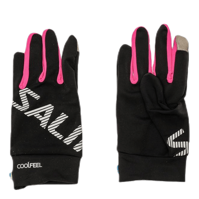Running Gloves Pink/Black